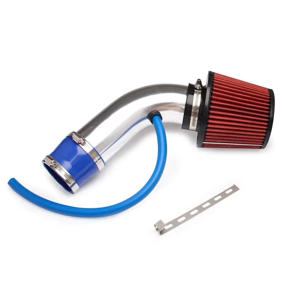 3" Cold Air Intake Pipe Universal Cold Air Intake Induction Kit Aluminum Air Intake Pipe Hose With Filter
