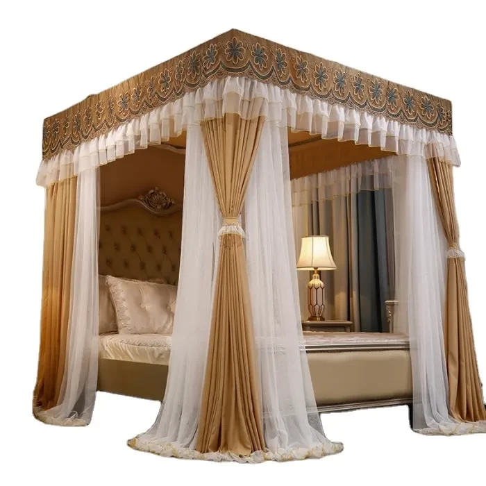 Luxury Removable Mosquito Net for Bed Valance Folding Mosquito Nets