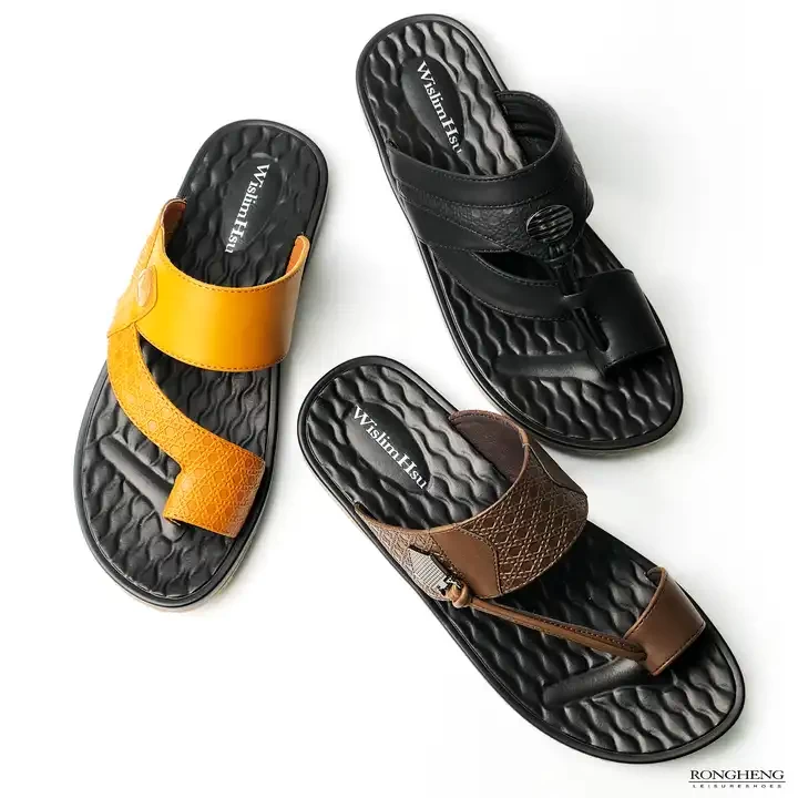 Arabic new style Wholesale High Quality Fashion Casual Design Flip Flop Pu Men Slipper Sandal
