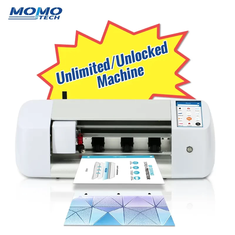 Momo OEM Customized Tpu Hydrogel Film Cutter Machine for Front Back Phone Screen Protector cutting machine