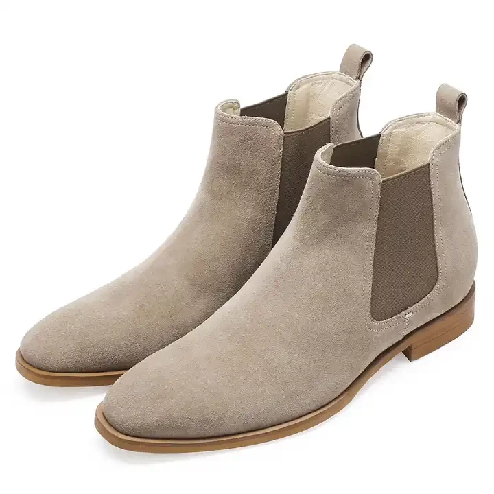 Chelsea Boots Men custom chelsea boots suede man leather boots