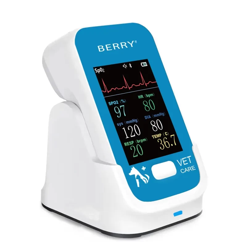 BERRY pulse oximeters veterinary animals monitor price High quality monitor veterinary AM6200 veterinary bp monitor