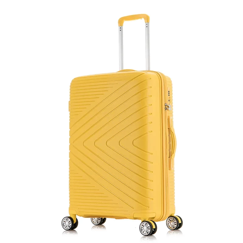 New Design PP luggage Customized 20 24 28 3pcs PP Valise de voyage Travelling Bags Trolley