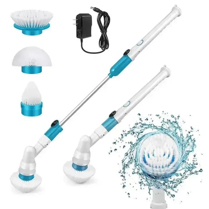 Rechargeable Auto Cleaning Scrub Cleaner Adjustable Electric Spin Scrubber