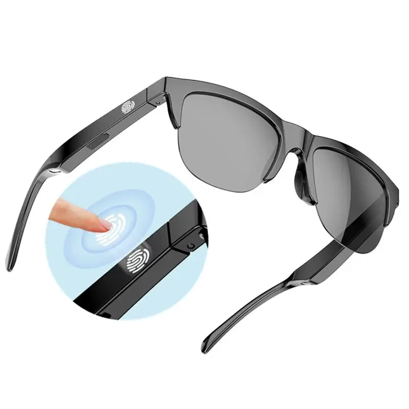 2023 New Arrival F06 Bt 5.3 Touch Anti UV Sunglasses Open Ear Wireless Stereo Headphone Intelligent Sun Glasses Earphones Tws