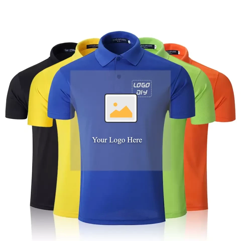 Wholesale Ployetser Cotton Embroidery Logo Polo Shirts Plain Golf Polo T-shirts Custom Polo Shirt For Men