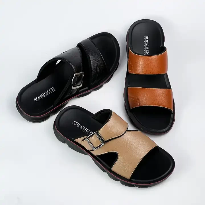 Outdoor indoor beach injection sole bottom pretty sandals for man