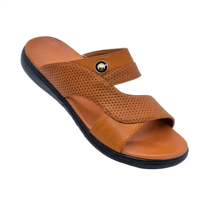 Casual Outdoor Beach Custom Pu Multi-colored Slippers Male Sandals
