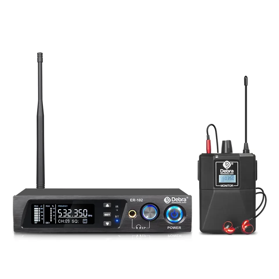 ER-102 Portable Wireless in Ear Monitor System for stage recording