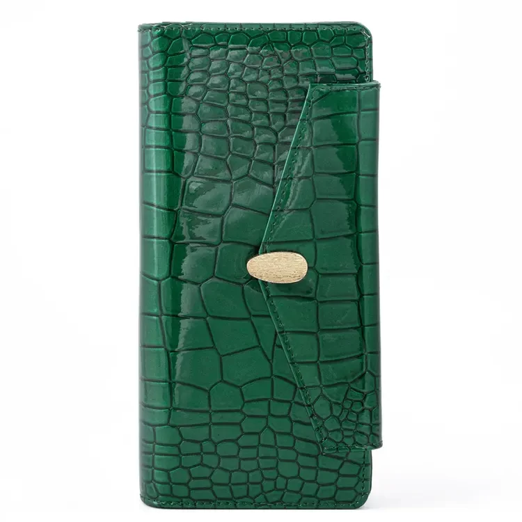 Wholesale Luxury Crocodile Pattern Long Leather Card Holder Fashion Multi-card Position Protective Women Card Wallet