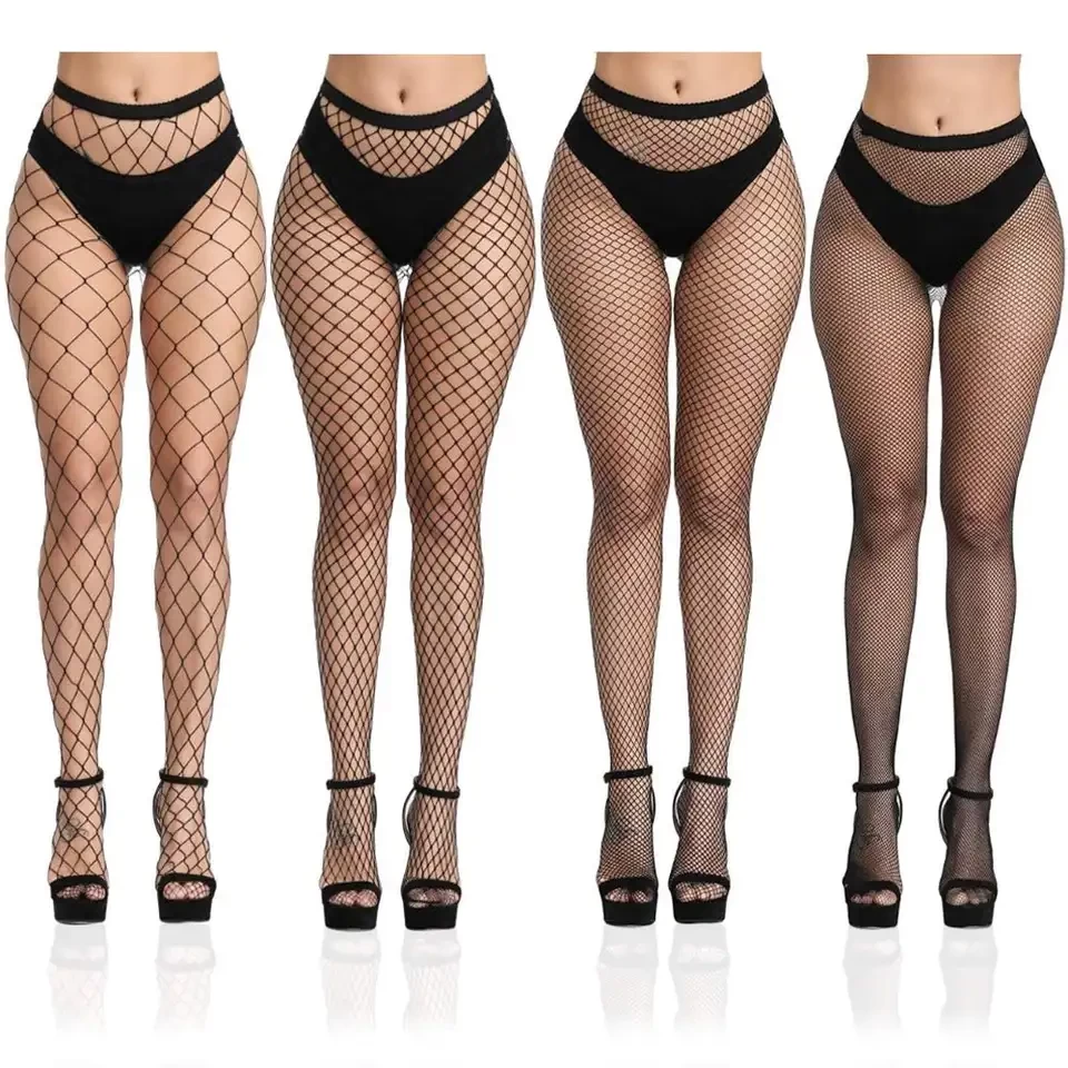 Hot Selling Women's Long Sexy Fishnet Stockings Fishnet leggings tights Mesh Stockings Lingerie Skin Thigh High Stocking