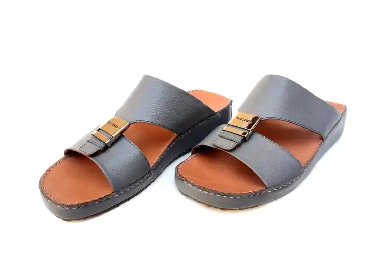 Men Leather Arabic Sandals Arab Slippers Arabian Footwear Shoes Handmade Summer Genuine Quality