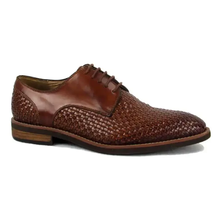 Durable Leather Germany Men Luxury Brand dress Shoes High quality Knit upper design shoes for men